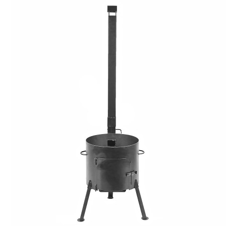 Stove with a diameter of 410 mm with a pipe for a cauldron of 16 liters в Томске