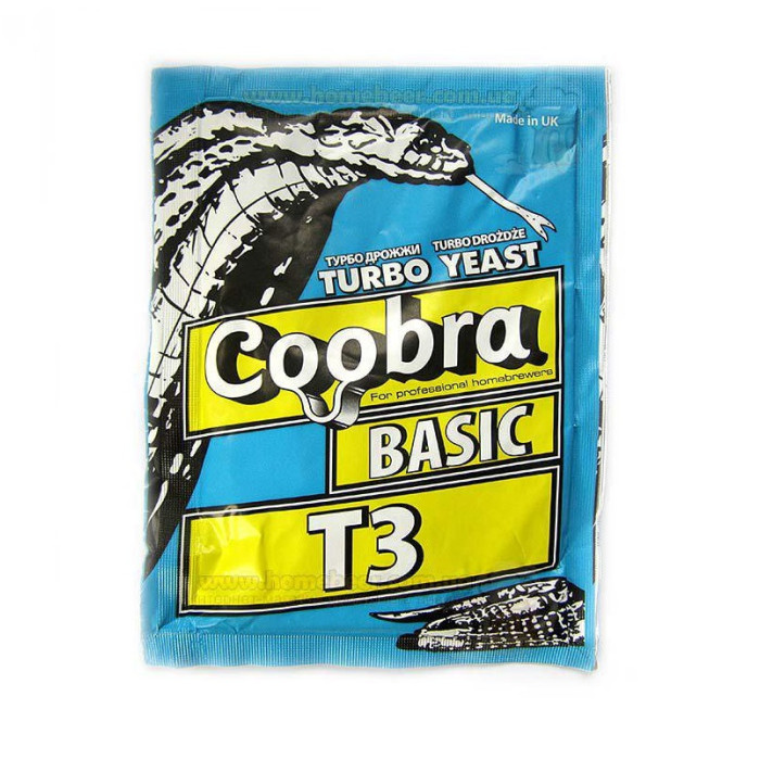 Турбодрожжи спиртовые "COOBRA" BASIC T3 (90 гр) в Томске