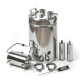 Cheap moonshine still kits "Gorilych" double distillation 10/35/t with CLAMP 1,5" and tap в Томске