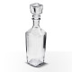 Бутылка (штоф) "Элегант" стеклянная 0,5 литра с пробкой  в Томске