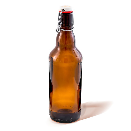 Bottle glass with a cork stopper 0,5 liters в Томске