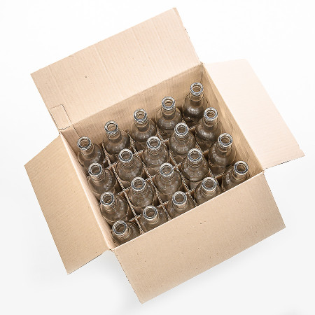 20 bottles of "Guala" 0.5 l without caps in a box в Томске